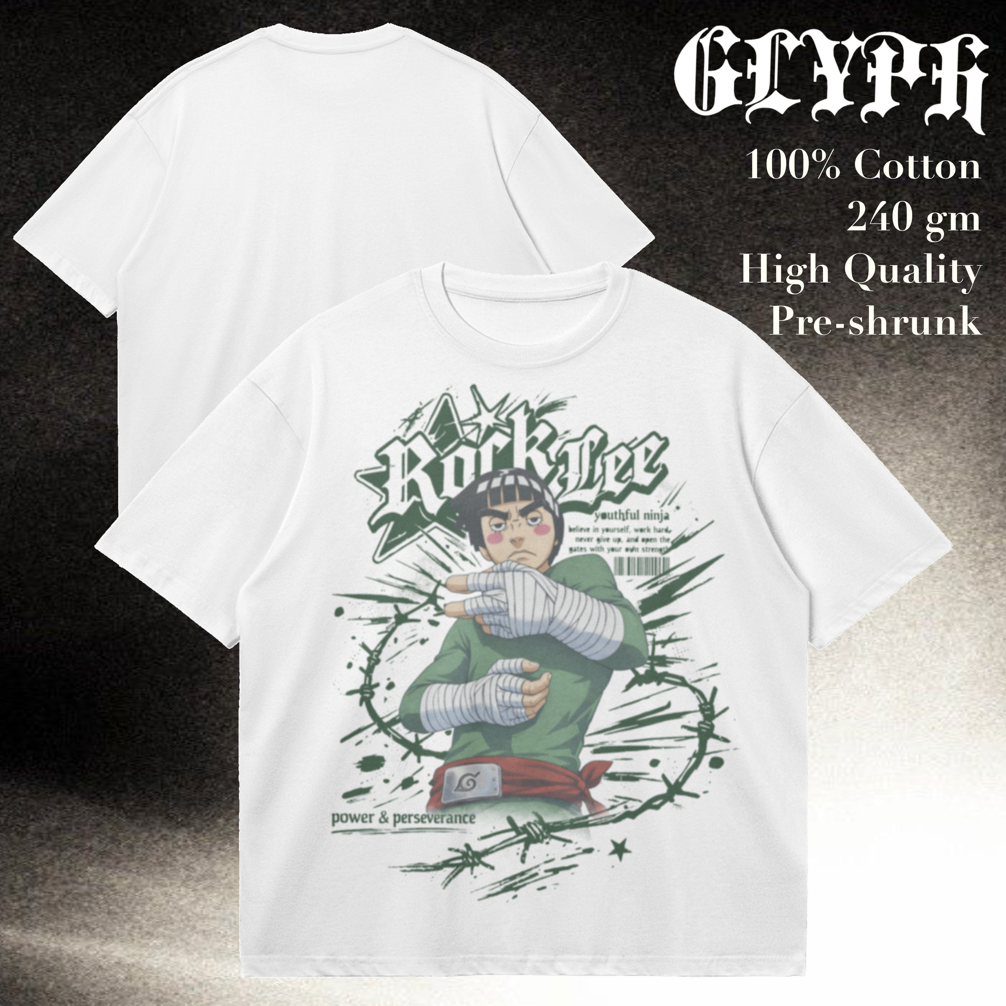 Rock Lee Ninja - 240gsm